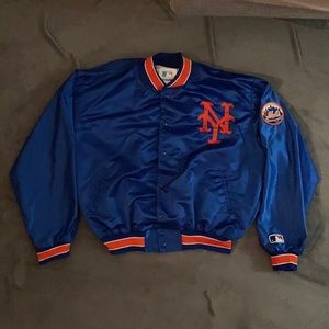 Vintage New York Mets MLB Chalk Line Satin Jacket